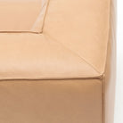 Baker Corner - Pecan Leather - Modular Sofas Tolv Loom Collection Dubai
