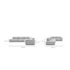 Baker Corner Sofa Set - Diamond - Modular Sofas Tolv Loom Collection Dubai