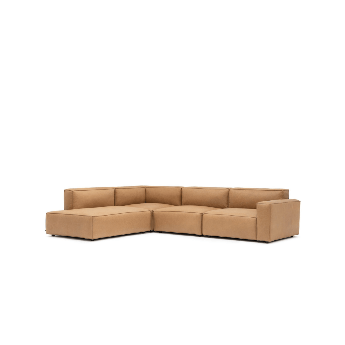 Baker Corner Sofa Set - Pecan - Sectional Sofas Tolv Loom Collection Dubai
