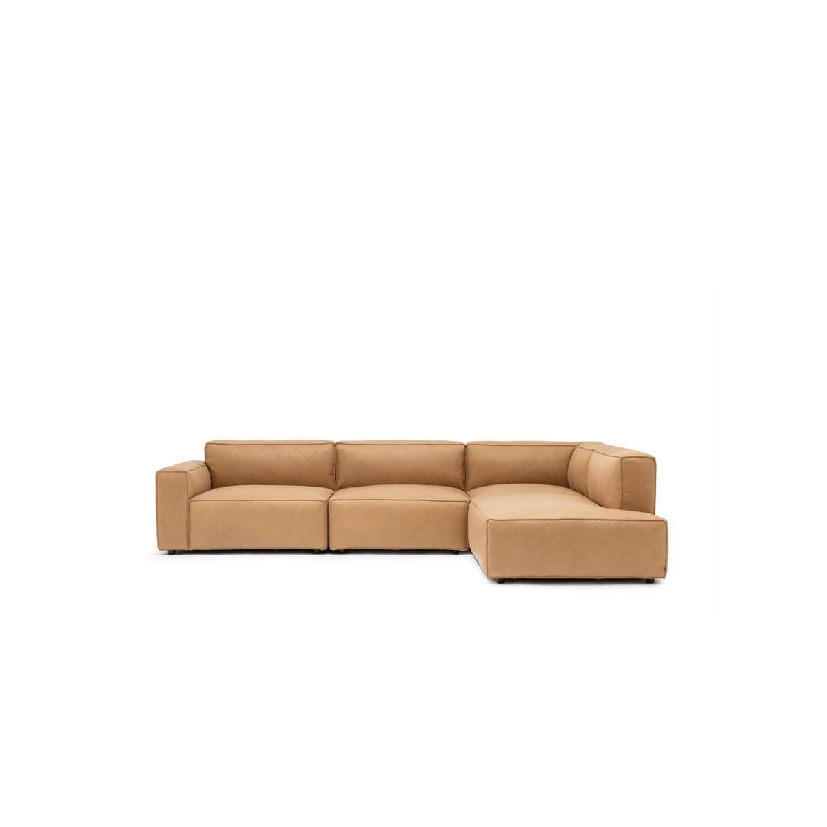 Baker Corner Sofa Set - Pecan - Sectional Sofas Tolv Loom Collection Dubai