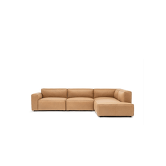 Baker Corner Sofa Set - Pecan - Sectional Sofas Tolv Loom Collection Dubai