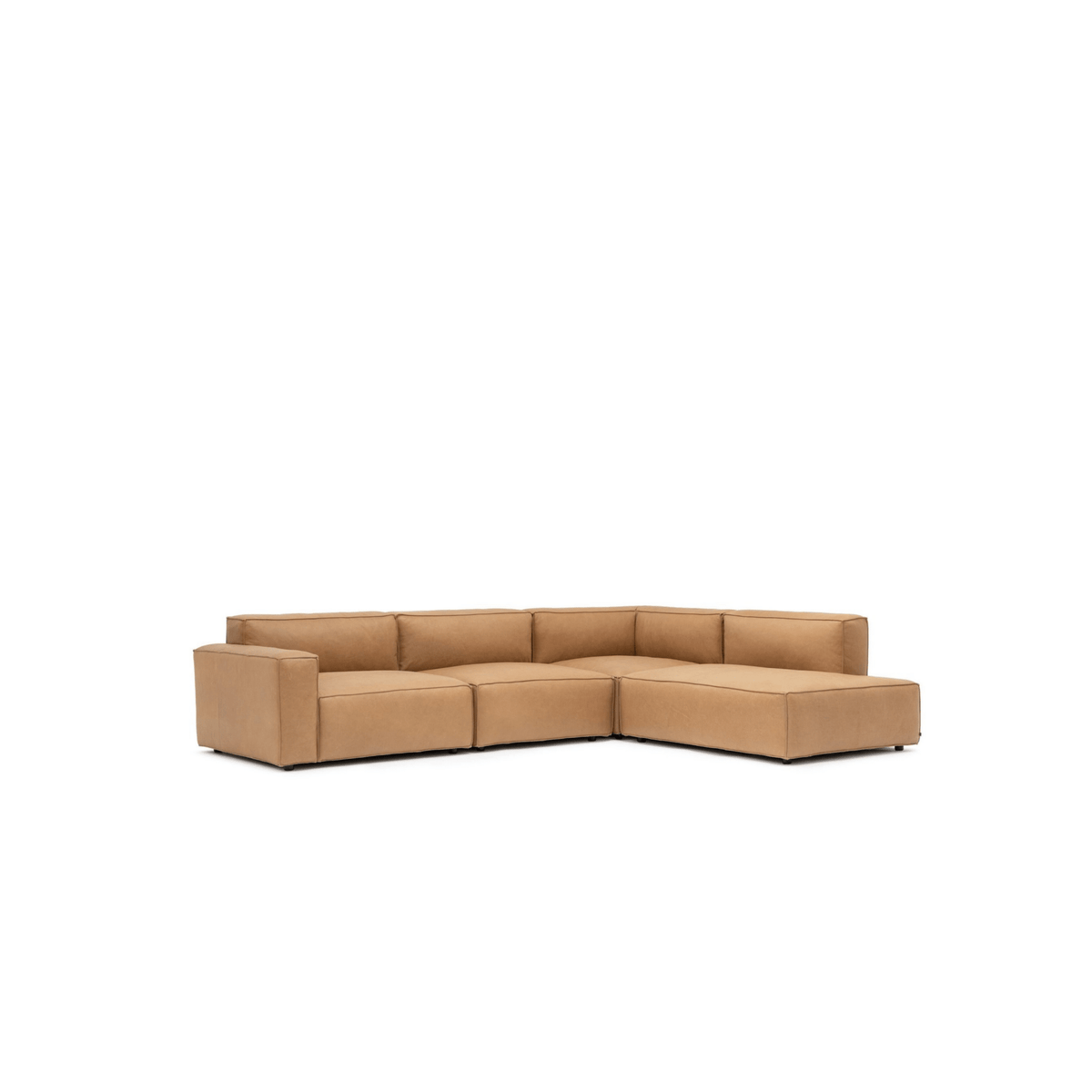 Baker Corner Sofa Set - Pecan - Sectional Sofas Tolv Loom Collection Dubai