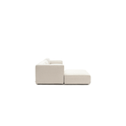 Baker Corner Sofa With Ottoman & Storage - Oatmeal - Sectional Sofas Tolv Loom Collection Dubai