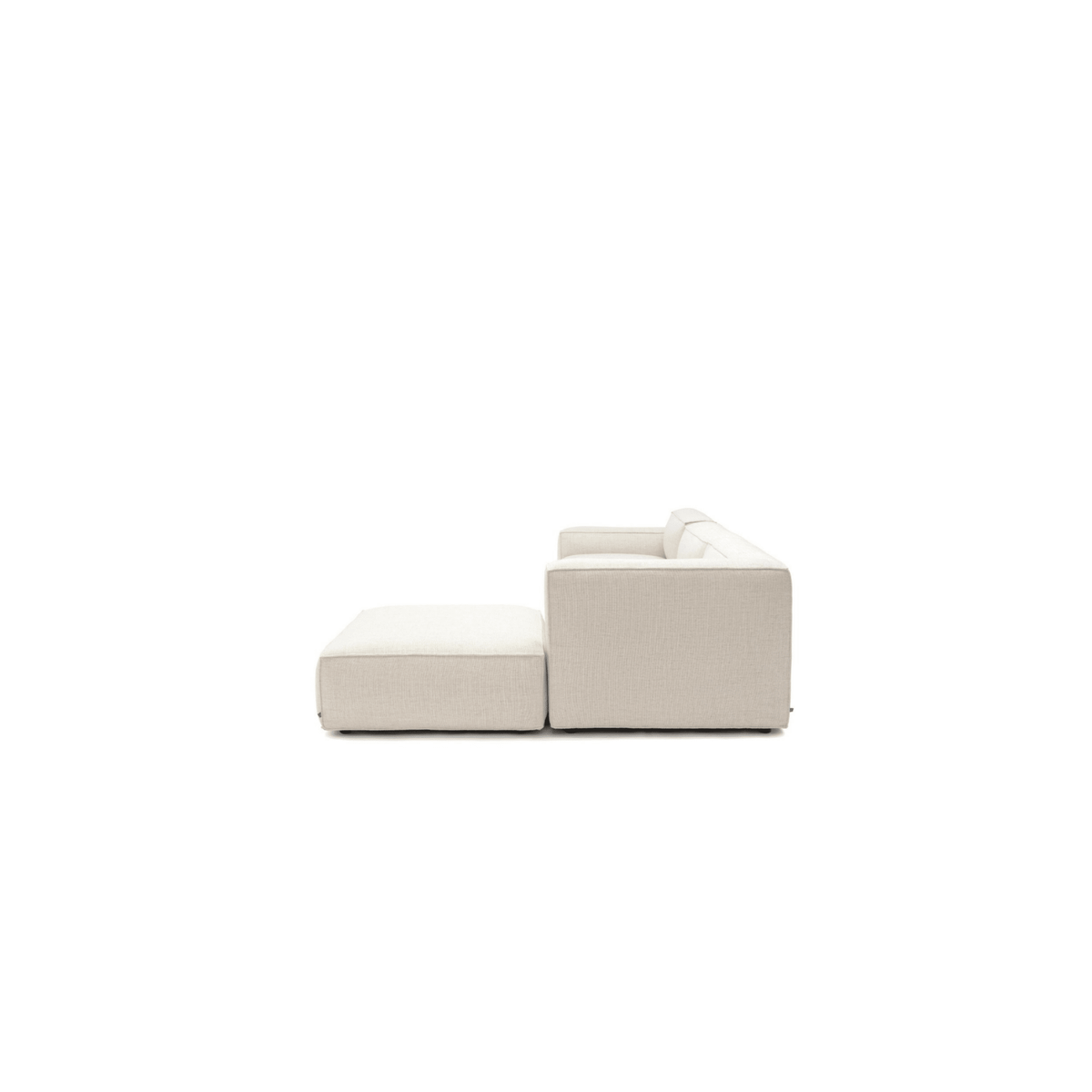 Baker Corner Sofa With Ottoman & Storage - Oatmeal - Sectional Sofas Tolv Loom Collection Dubai