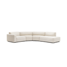 Baker Curved Large Open Sofa - Oatmeal - Curved Sofas Tolv Loom Collection Dubai