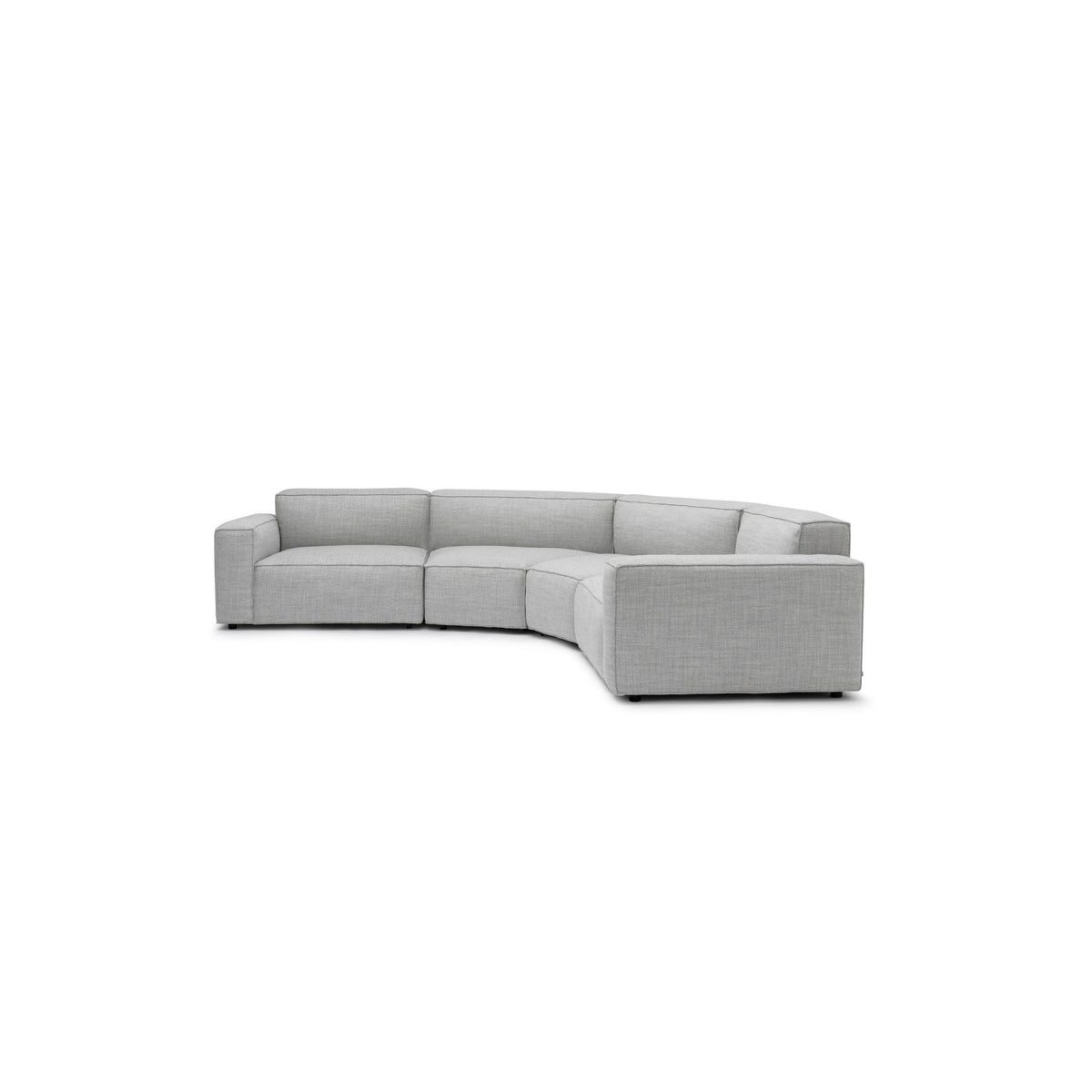 Baker Curved Large Sofa - Diamond - Curved Sofas Tolv Loom Collection Dubai