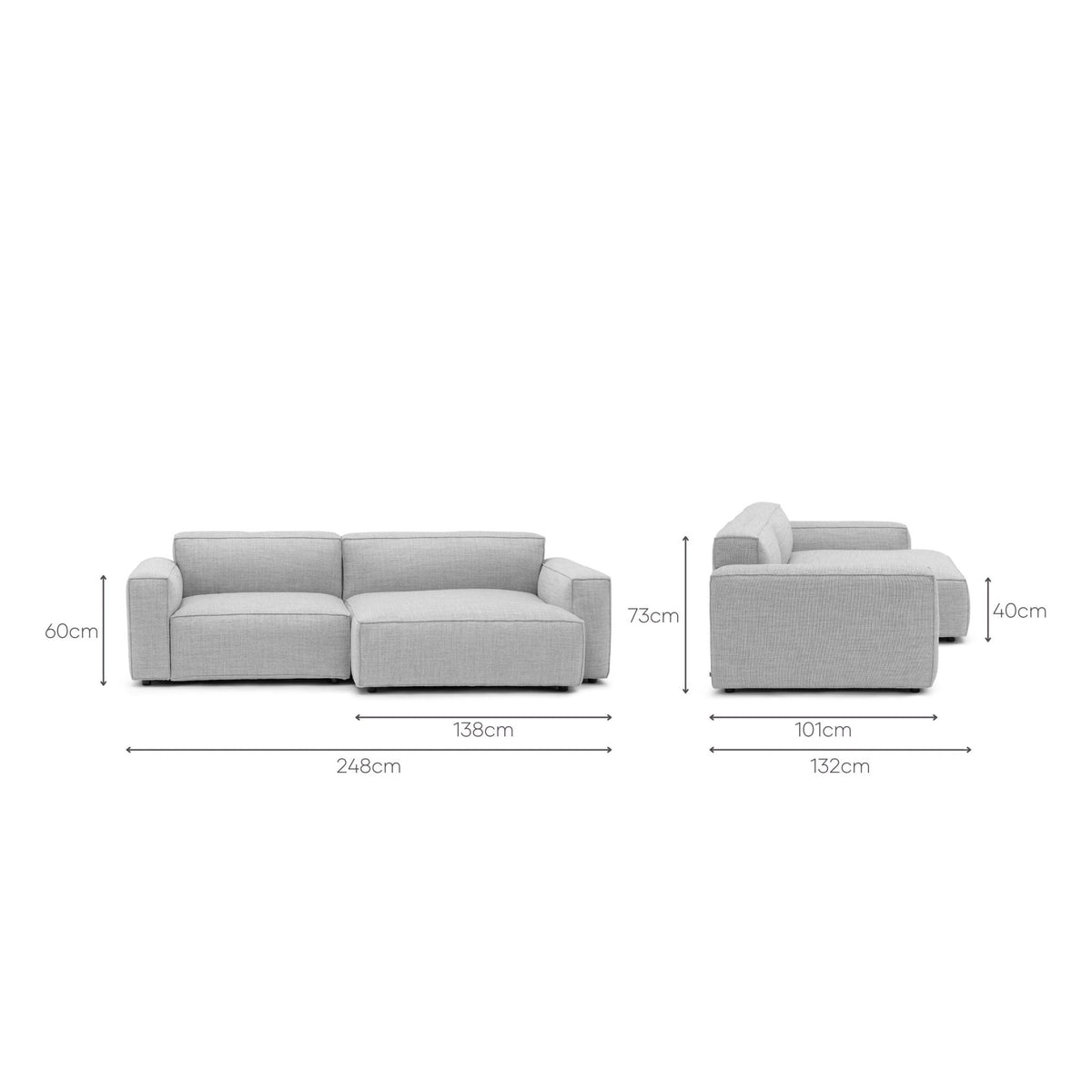 Baker L - Shaped - Diamond - Modular Sofas Tolv Loom Collection Dubai