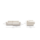 Baker L-Shaped - Oatmeal - Sectional Sofas Tolv Loom Collection Dubai
