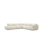 Baker Large Corner Sofa Set - Oatmeal - Modular Sofas Tolv Loom Collection Dubai
