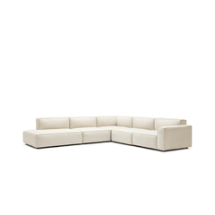 Baker Large Corner Sofa Set - Oatmeal - Modular Sofas Tolv Loom Collection Dubai