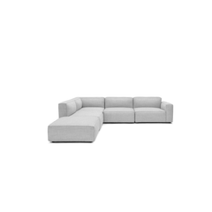 Baker Large Corner Sofa With Ottoman - Diamond - Modular Sofas Tolv Loom Collection Dubai