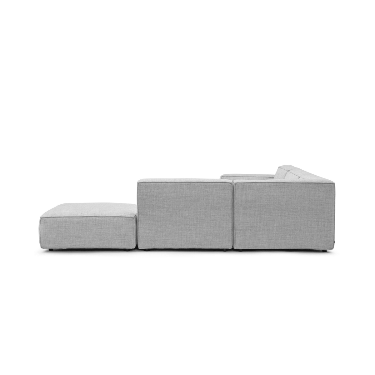 Baker Large Corner Sofa With Ottoman - Diamond - Modular Sofas Tolv Loom Collection Dubai
