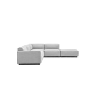 Baker Large Corner Sofa With Ottoman - Diamond - Modular Sofas Tolv Loom Collection Dubai