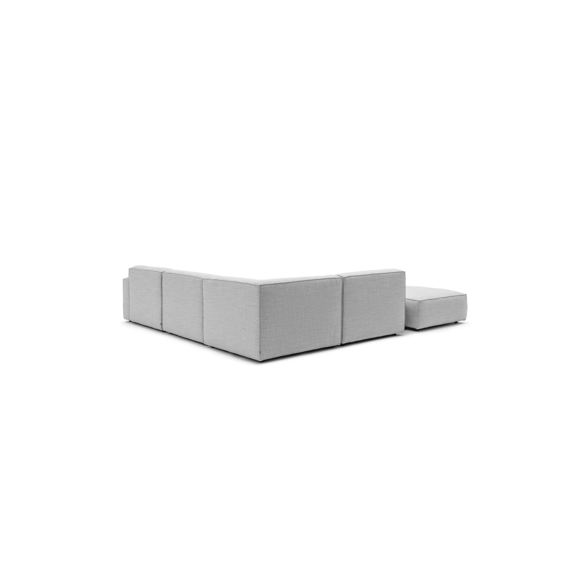 Baker Large Corner Sofa With Ottoman - Diamond - Modular Sofas Tolv Loom Collection Dubai