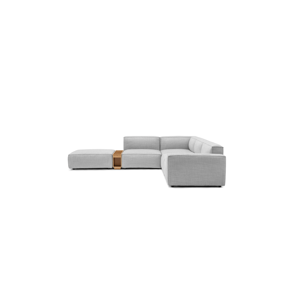 Baker Large Corner Sofa With Ottoman & Storage - Diamond - Modular Sofas Tolv Loom Collection Dubai