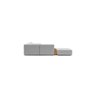 Baker Large Corner Sofa With Ottoman & Storage - Diamond - Modular Sofas Tolv Loom Collection Dubai