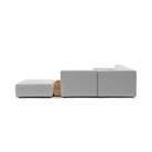 Baker Large Corner Sofa With Ottoman & Storage - Diamond - Modular Sofas Tolv Loom Collection Dubai