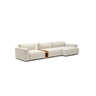 Baker Large L - Shaped With Oak Storage - Oatmeal - Modular Sofas Tolv Loom Collection Dubai