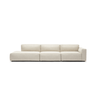 Baker Large Open End Sofa - Oatmeal - Modular Sofas Tolv Loom Collection Dubai