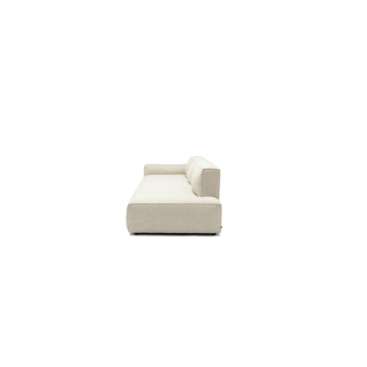 Baker Large Open End Sofa - Oatmeal - Modular Sofas Tolv Loom Collection Dubai