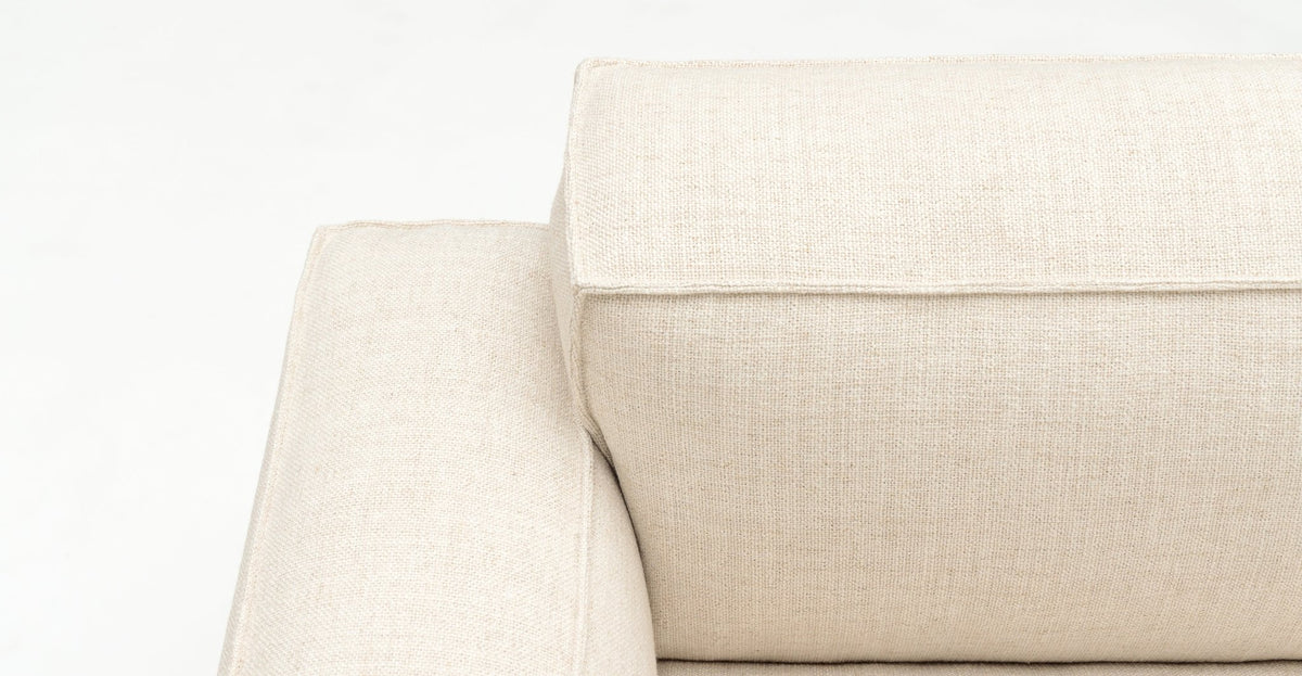 Baker Wide Left Arm - Oatmeal