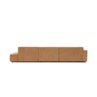 Baker Mega Lounge Sofa Set- Pecan Leather - Sectional Sofas Tolv Loom Collection Dubai