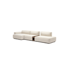 Baker Mega Lounge Sofa With Storage Table - Oatmeal - Modular Sofas Tolv Loom Collection Dubai