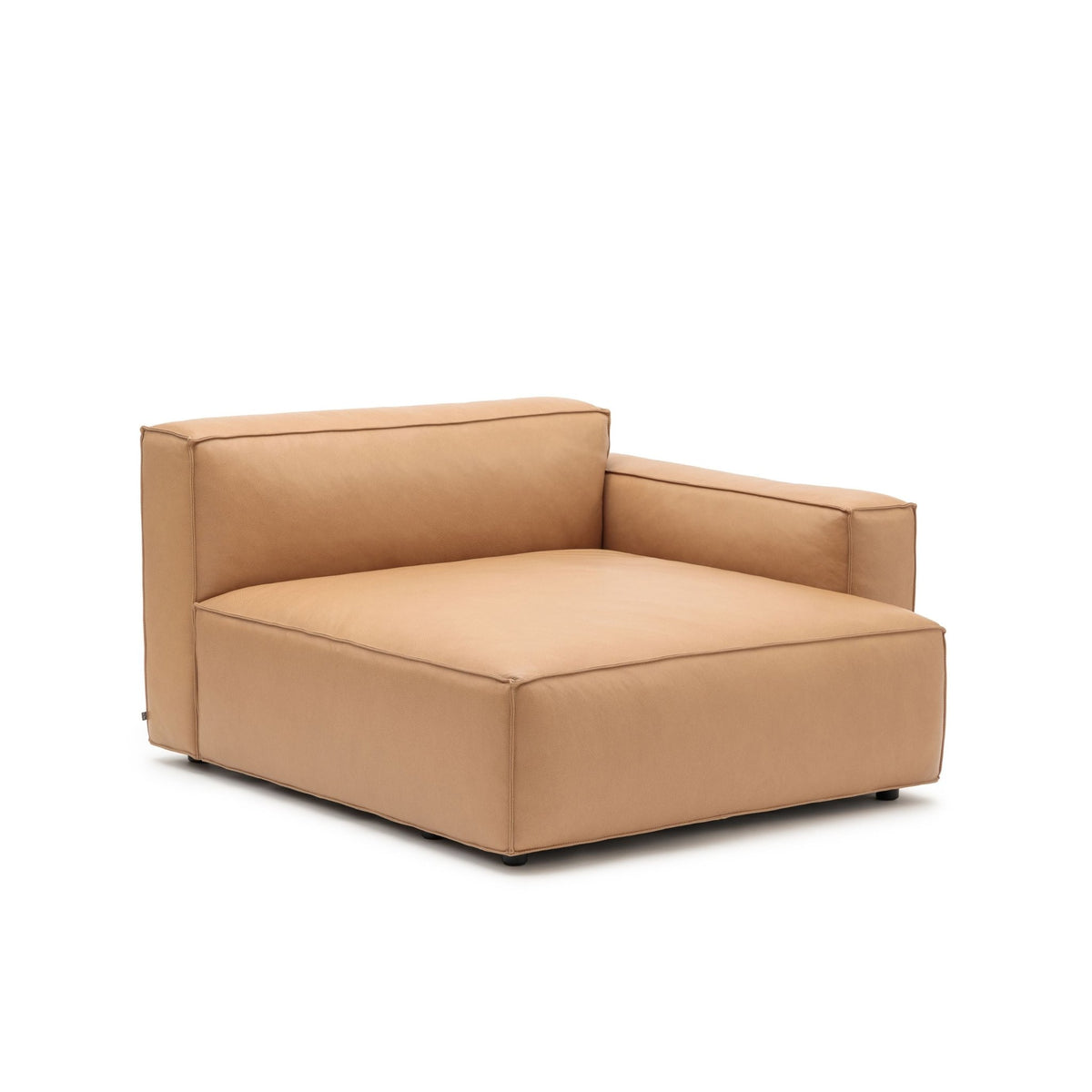 Baker Mega Right Arm - Pecan Leather - Modular Sofas Tolv Loom Collection Dubai