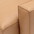 Baker Mega Right Arm - Pecan Leather - Modular Sofas Tolv Loom Collection Dubai