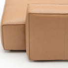 Baker Mega Right Arm - Pecan Leather - Modular Sofas Tolv Loom Collection Dubai