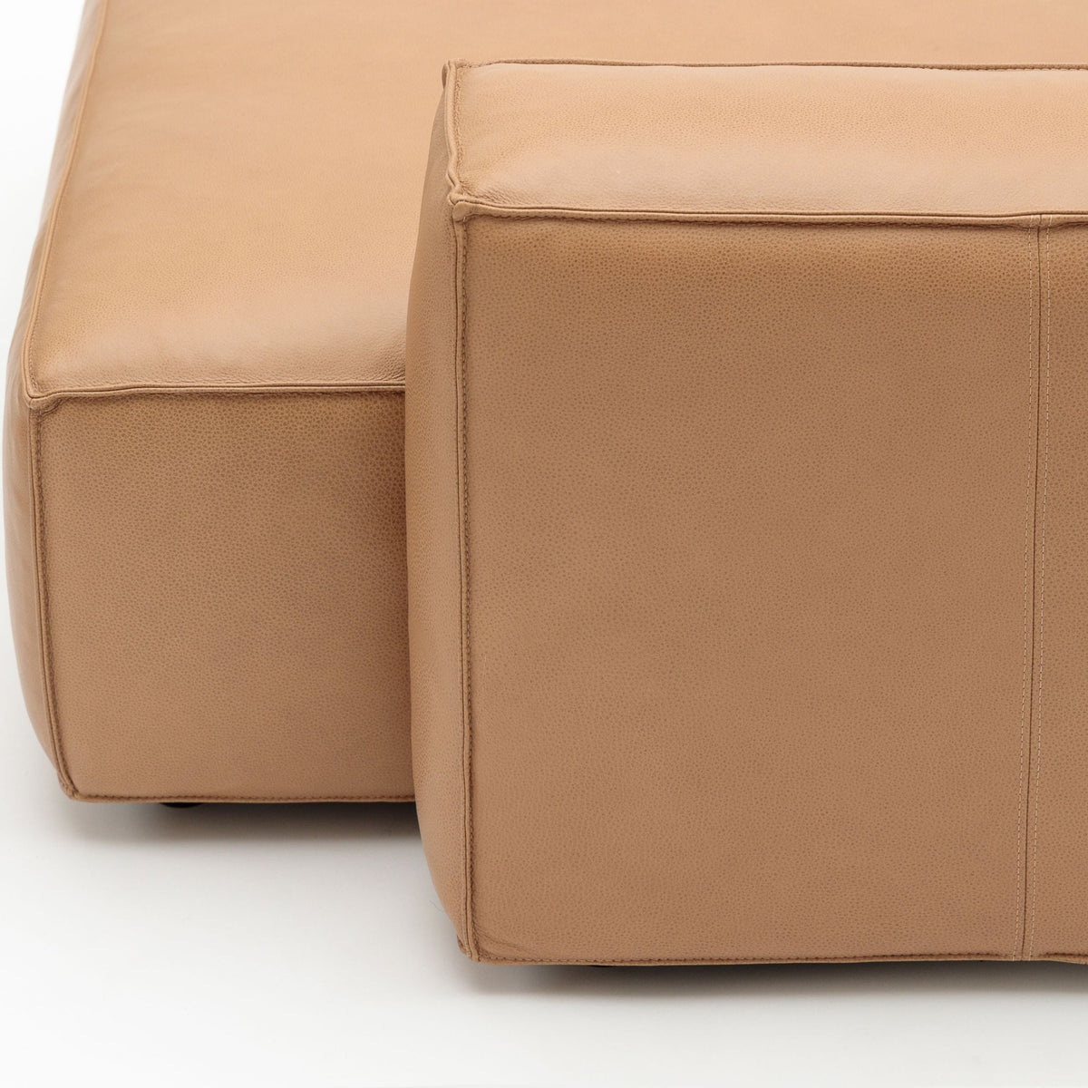Baker Mega Right Arm - Pecan Leather - Modular Sofas Tolv Loom Collection Dubai