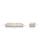 Baker Modular Sofa - Oatmeal - Modular Sofas Tolv Loom Collection Dubai