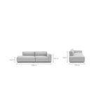 Baker Open End Sofa - Diamond - Sofas Tolv Loom Collection Dubai