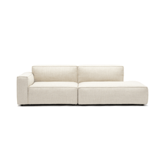 Baker Open End Sofa - Oatmeal - Modular Sofas Tolv Loom Collection Dubai