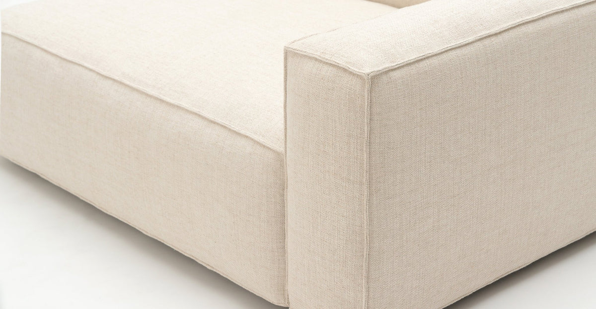 Baker Wide Right Arm - Oatmeal