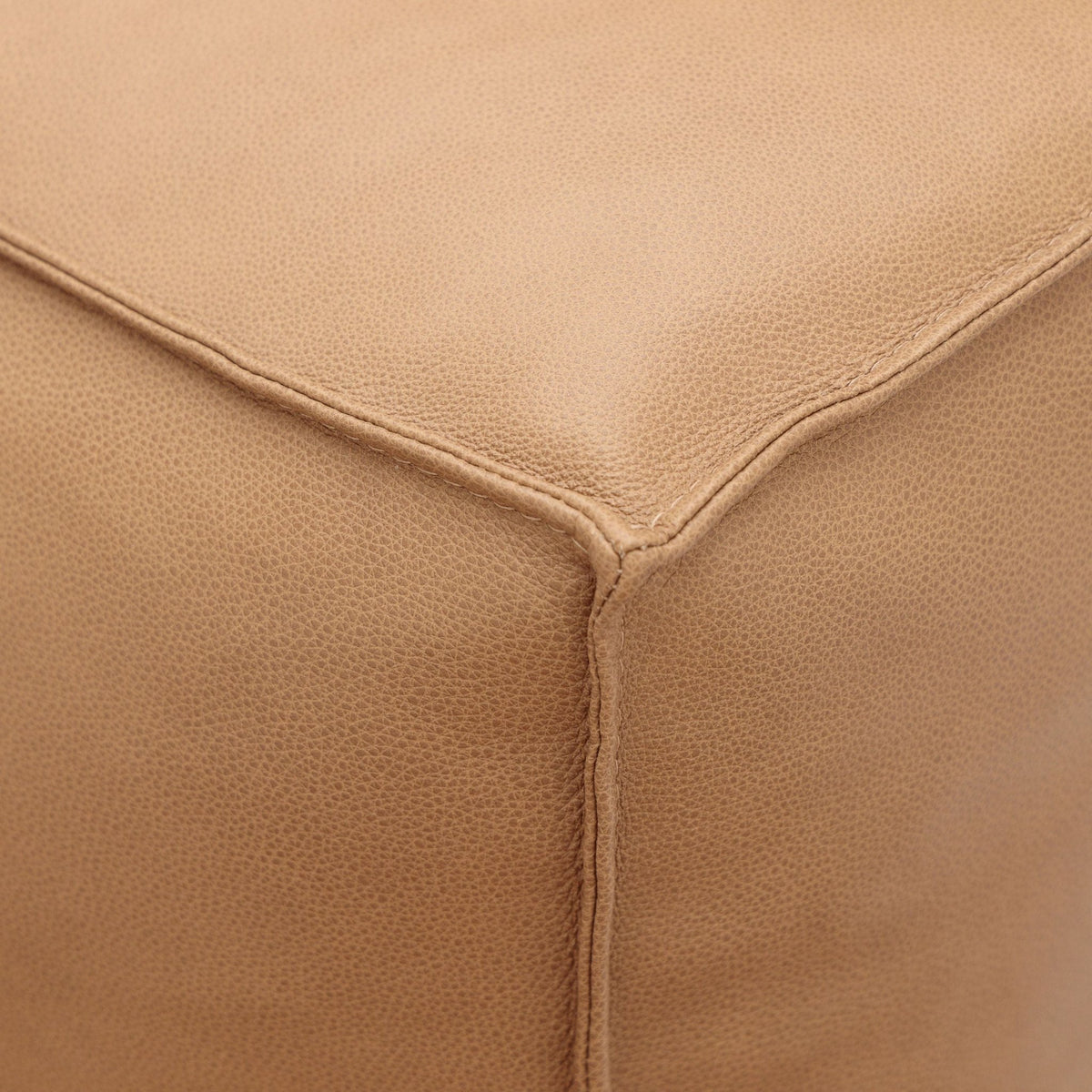 Baker Right Open End - Pecan Leather - Modular Sofas Tolv Loom Collection Dubai