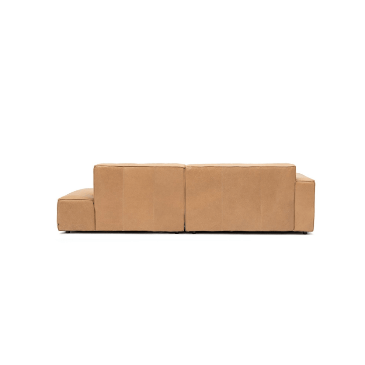 Baker Sectional - Pecan Leather - Sectional Sofas Tolv Loom Collection Dubai