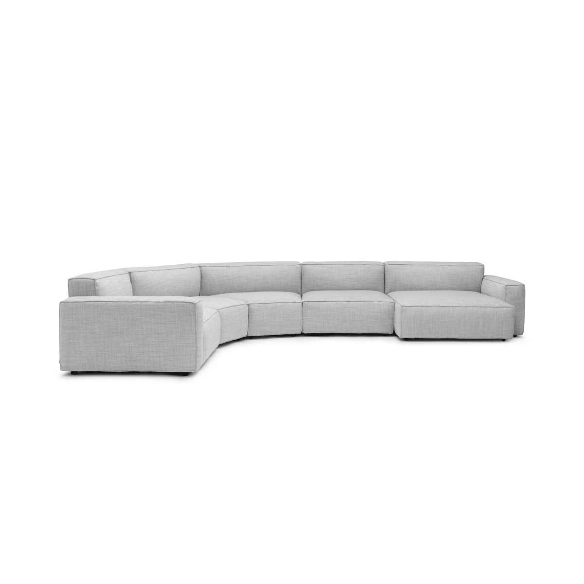 Baker XL Curved - Diamond - Curved Sofas Tolv Loom Collection Dubai