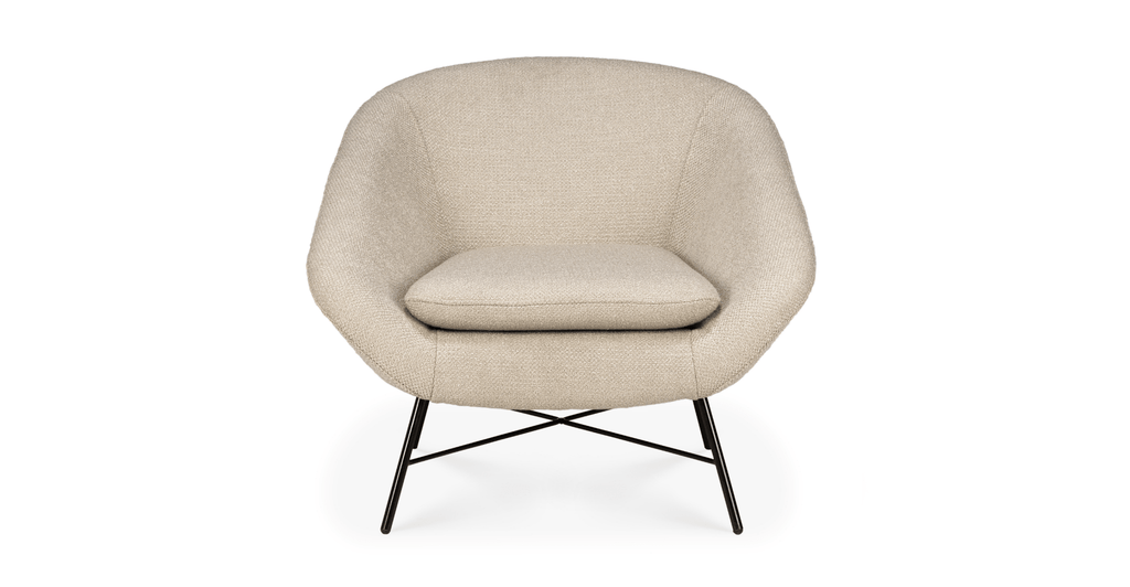 Barrow Lounge Chair - Off White - Loom Collection