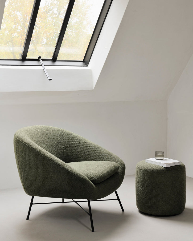 Barrow Lounge Chair - Pine Green - Loom Collection