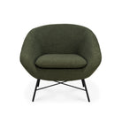 Barrow Lounge Chair - Pine Green