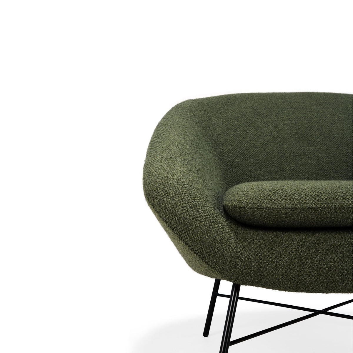Barrow Lounge Chair - Pine Green