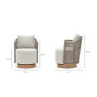 Bayne Lounge Chair - Outdoor Occasional Chairs Loom Collection Loom Collection Dubai