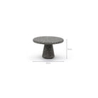 Black Pedestal Tray - Small - Trays Loom Collection Loom Collection Dubai