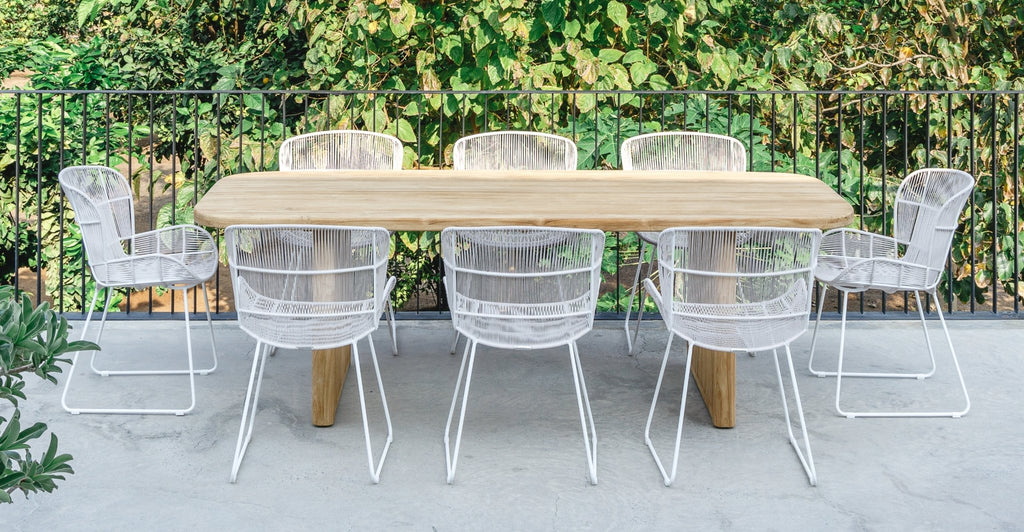 Bloom Dining Chair - Stonewhite & Chalk.