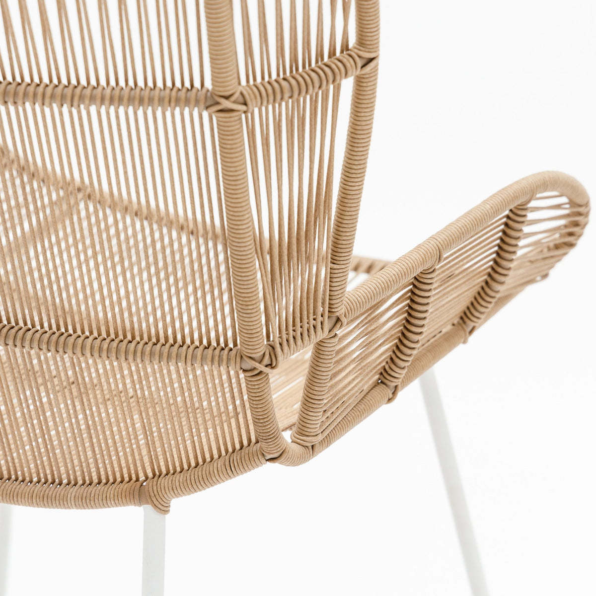 Bloom Dining Chair - Stonewhite & Natural