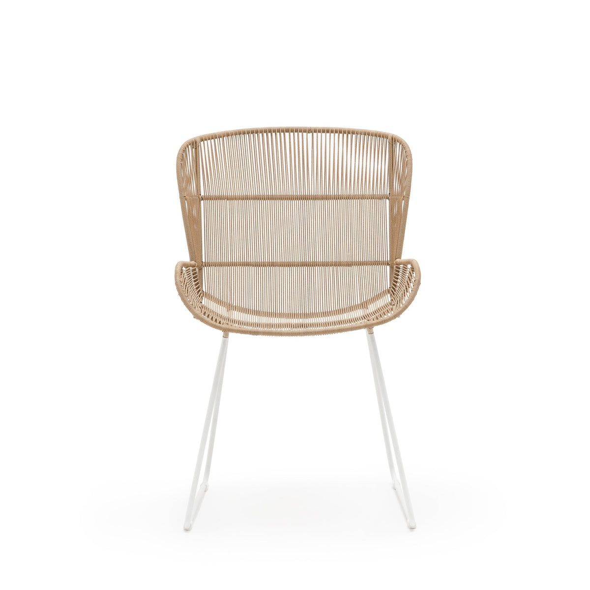 Bloom Dining Chair - Stonewhite & Natural
