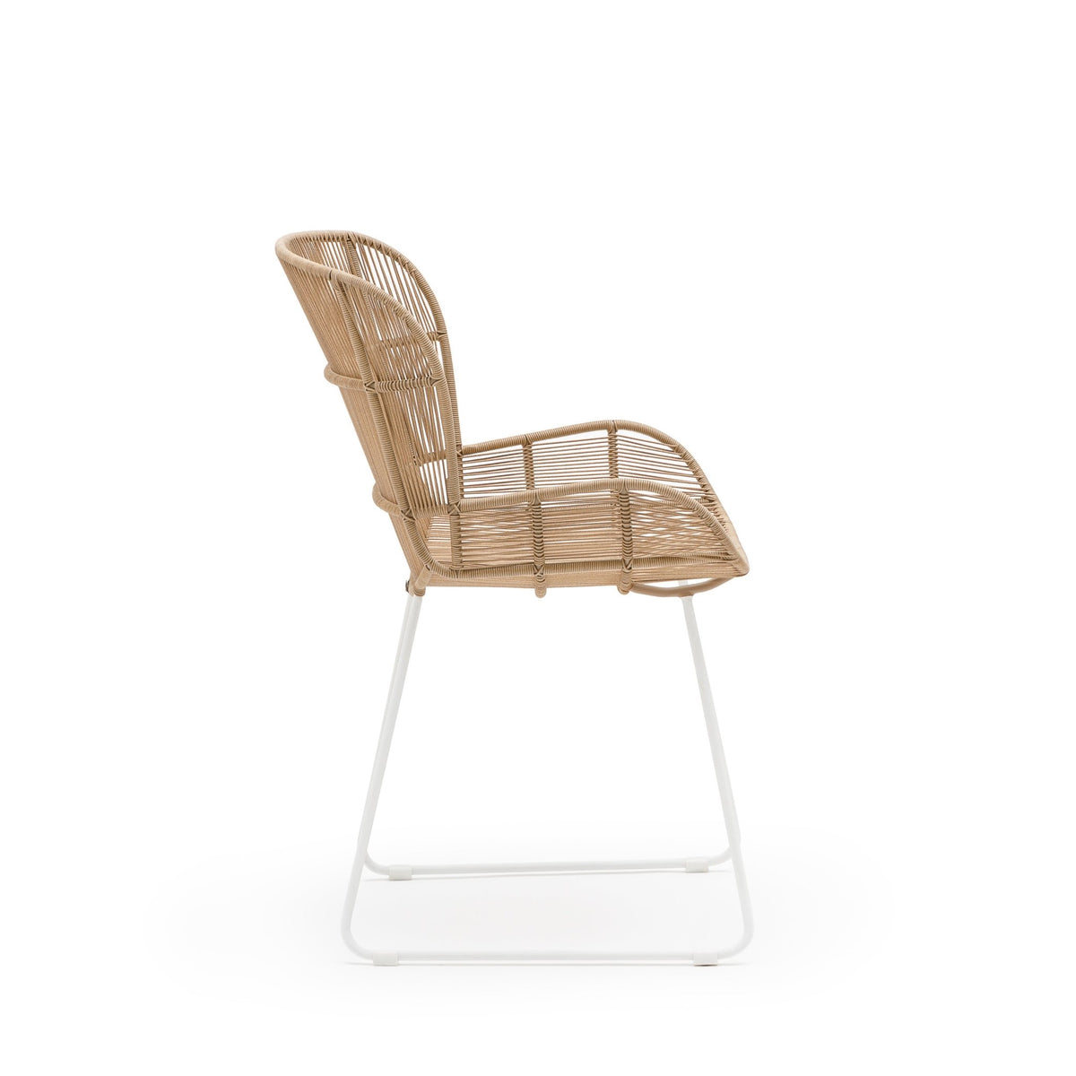Bloom Dining Chair - Stonewhite & Natural
