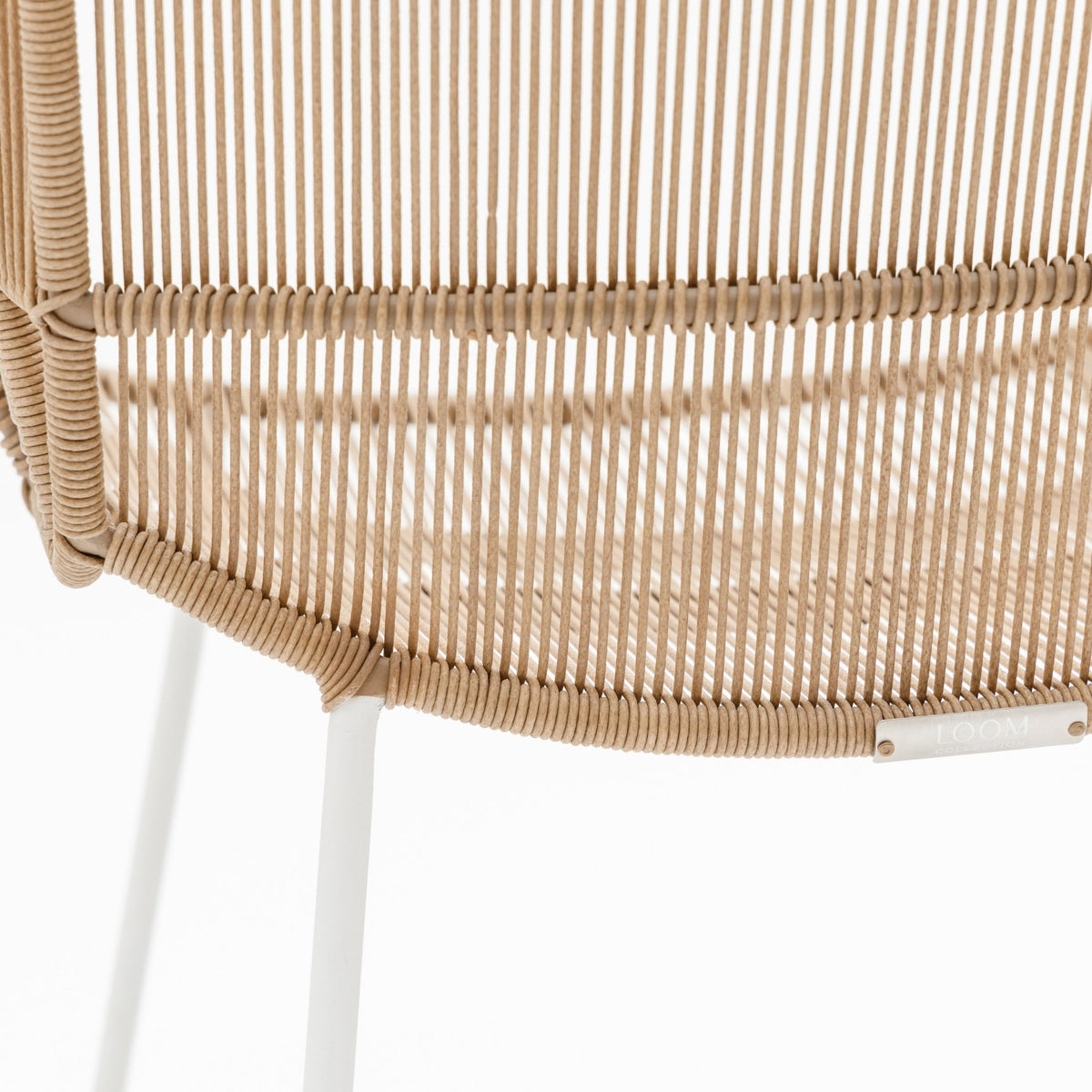 Bloom Dining Chair - Stonewhite & Natural