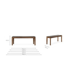 Bok Bench - Oak Brown - Benches Ethnicraft Loom Collection Dubai